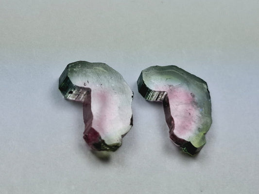 4.80ct Watermelon Tourmaline Pair 11x8mm