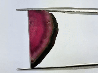 11.85ct Watermelon Tourmaline Rustic 21x10mm