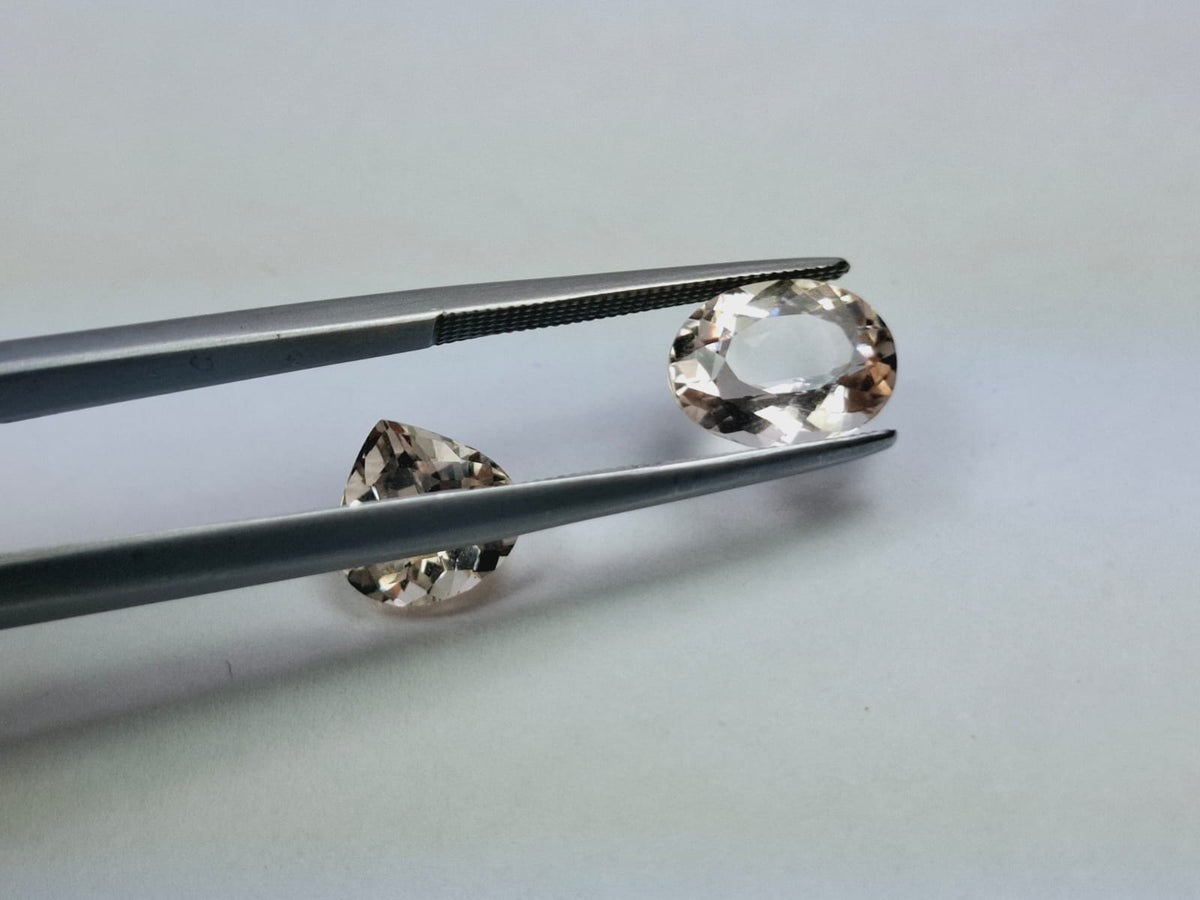 3.55ct Morganite 8mm 10x7mm