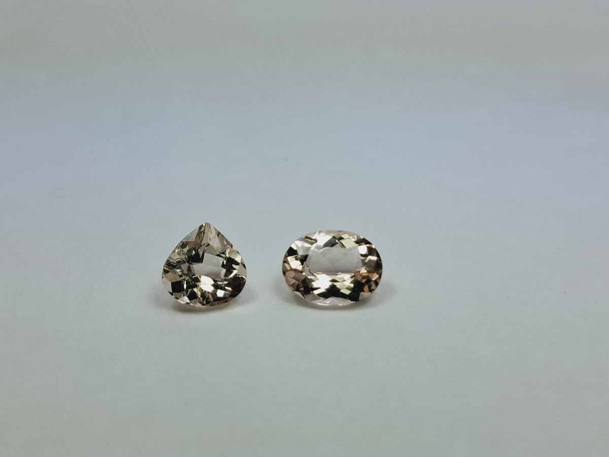 3.55ct Morganite 8mm 10x7mm