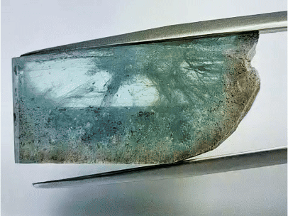 23ct Aquamarine Piece 28x13mm