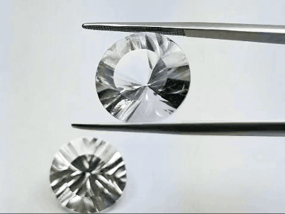 27.30ct Quartz Crystal Pair 16mm