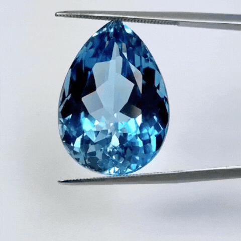 32.55ct Topaz Blue Swiss 23x17mm