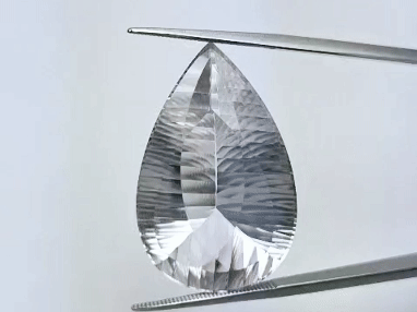 34ct Amethyst Rose France 21x31mm