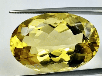 36.20ct Green Gold 37x18mm