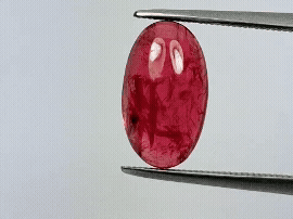 4.40ct Rhodonite Cabochon 13x8mm