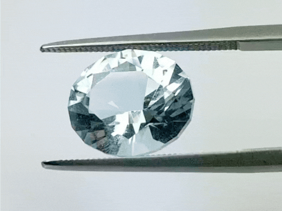 6.10ct Topaz Natural Color 12x10mm