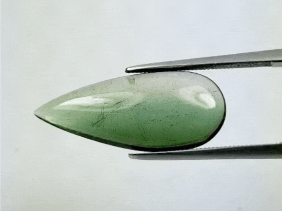 6.85ct Tourmaline Bicolor Cabochon 24x10mm