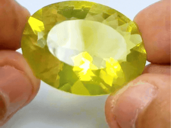 60ct Green Gold 53x26mm