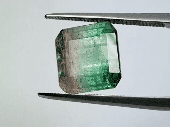 6ct Tourmaline Bicolor 10mm