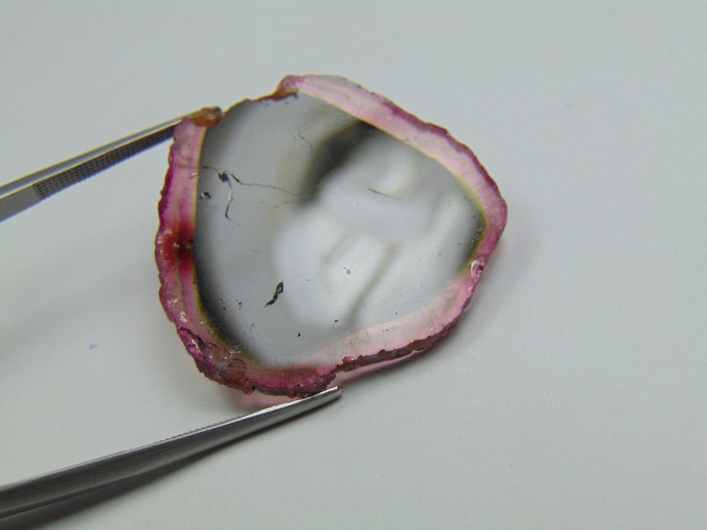 35.10ct Watermelon Tourmaline 31x30mm