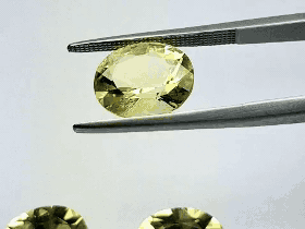 8.80ct Green Gold Calibrated 11x9mm