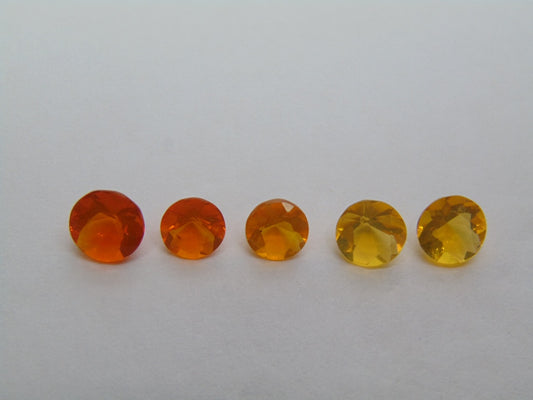 3.20ct Fire Opal 6mm 7mm