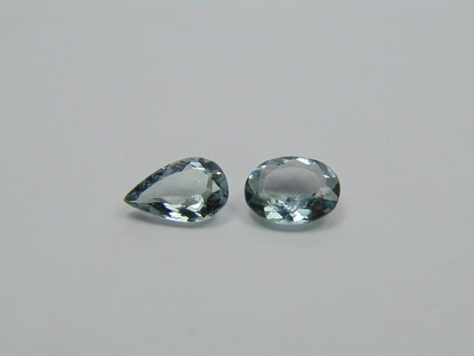 4.15ct Aquamarine 11x7mm 10x8mm