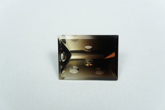 18ct Green gold Bicolor 20x15mm