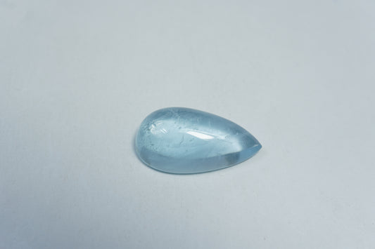 8.60ct Aquamarine cabochon 19x11mm