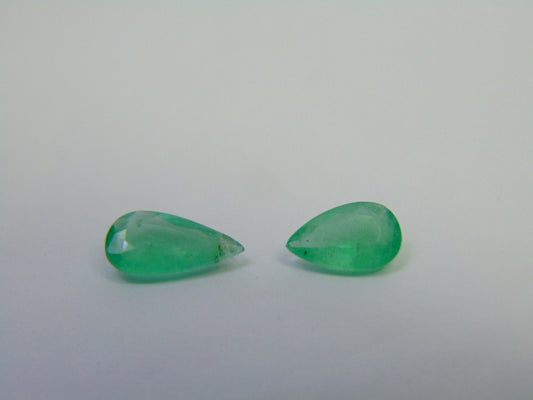 2.50ct Emerald 12x6mm 9x6mm