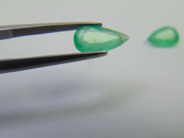 2.50ct Emerald 12x6mm 9x6mm