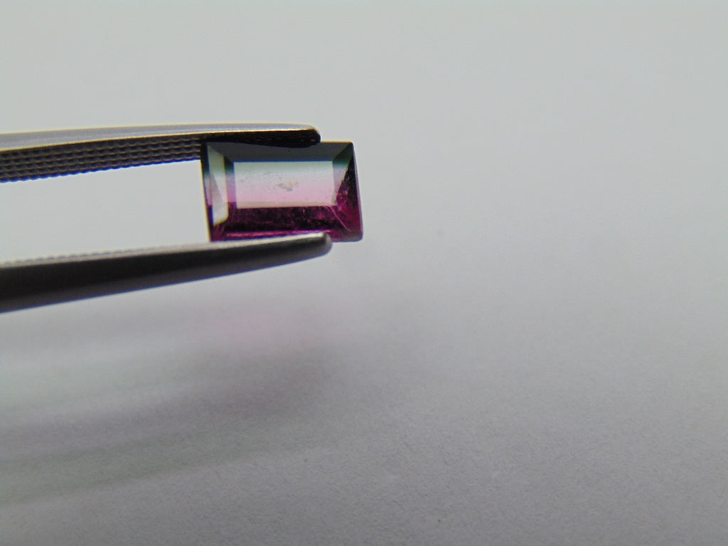 0.88ct Tourmaline Bicolor 7x5mm