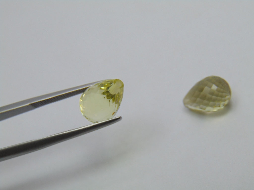 9.20ct Green Gold 11x8mm