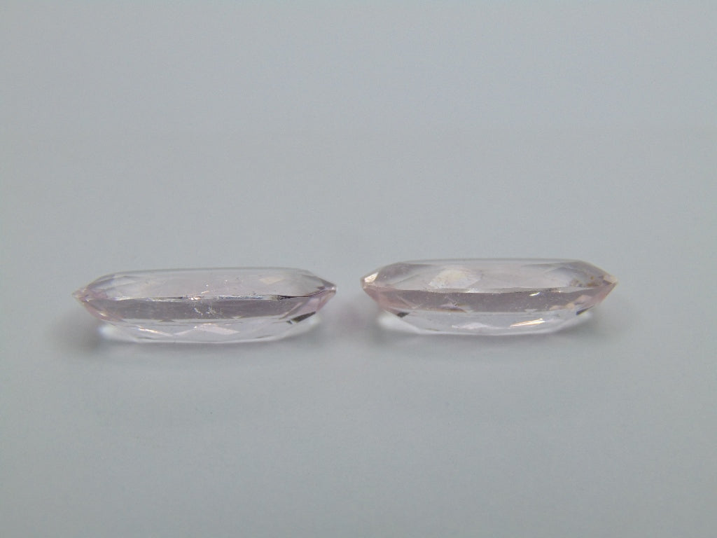 16.80ct Morganite Pair 21x10mm