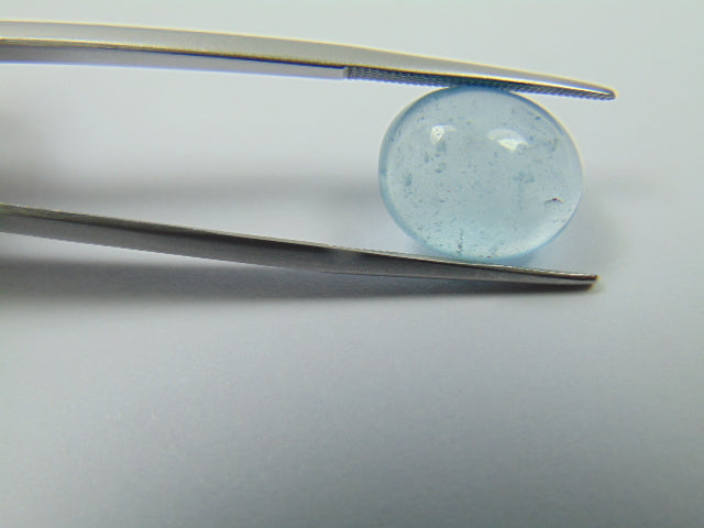 7.90ct Aquamarine Cabochon 10mm