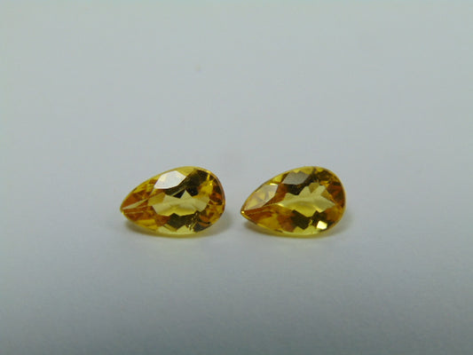 1.50ct Beryl Pair 8x5mm