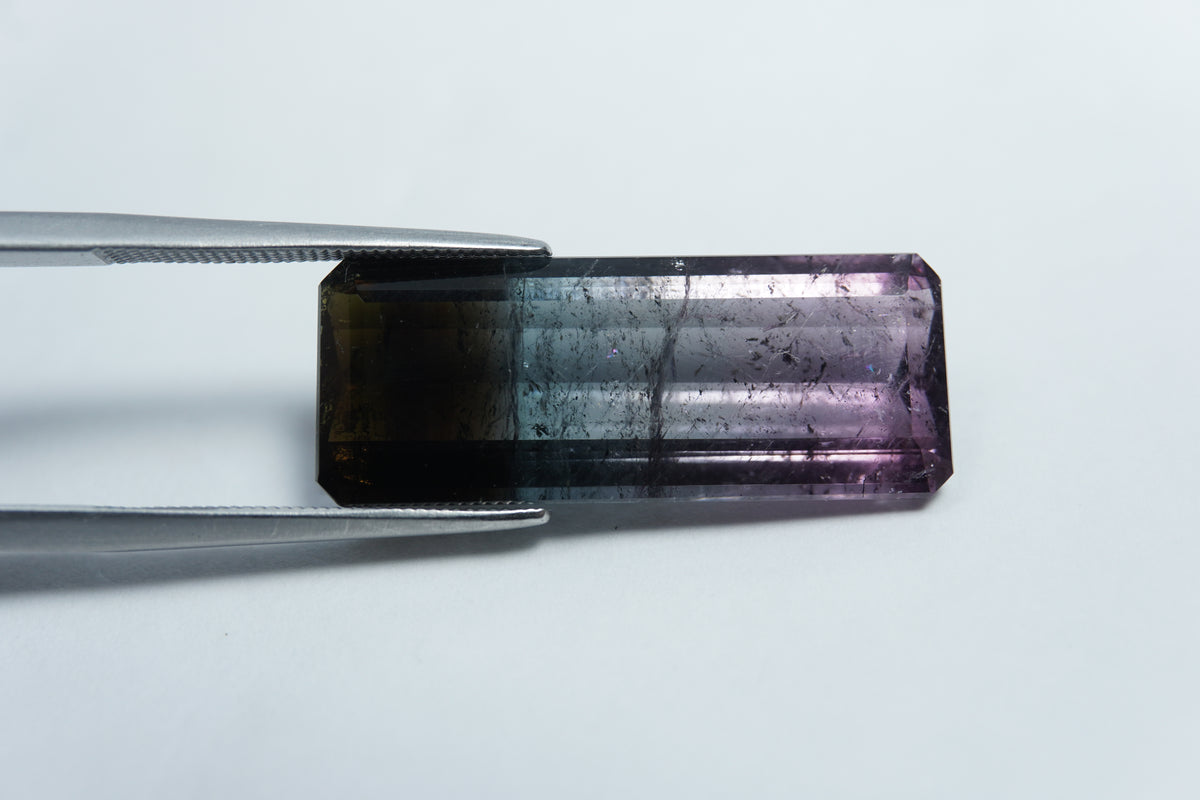 16.80ct Tourmaline bicolor 27x20mm