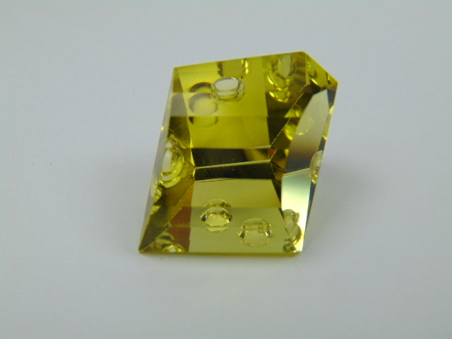 46ct Green Gold 30x22mm