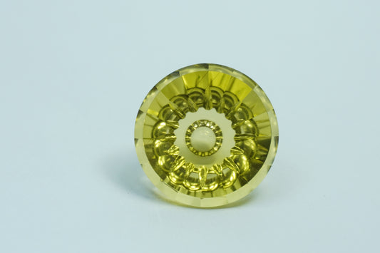 33.20ct Green Gold 22mm