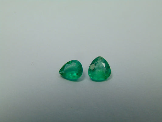 0.90ct Emerald 6mm 6x5mm