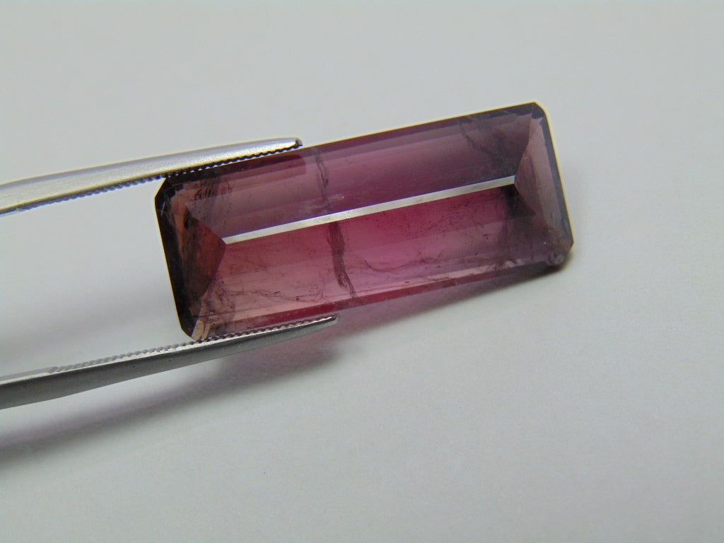 15.40ct Tourmaline Bicolor 26x11mm