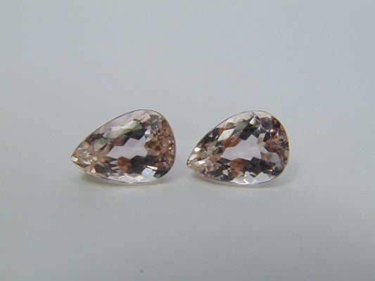 17.50ct Kunzite Pair 16x11mm