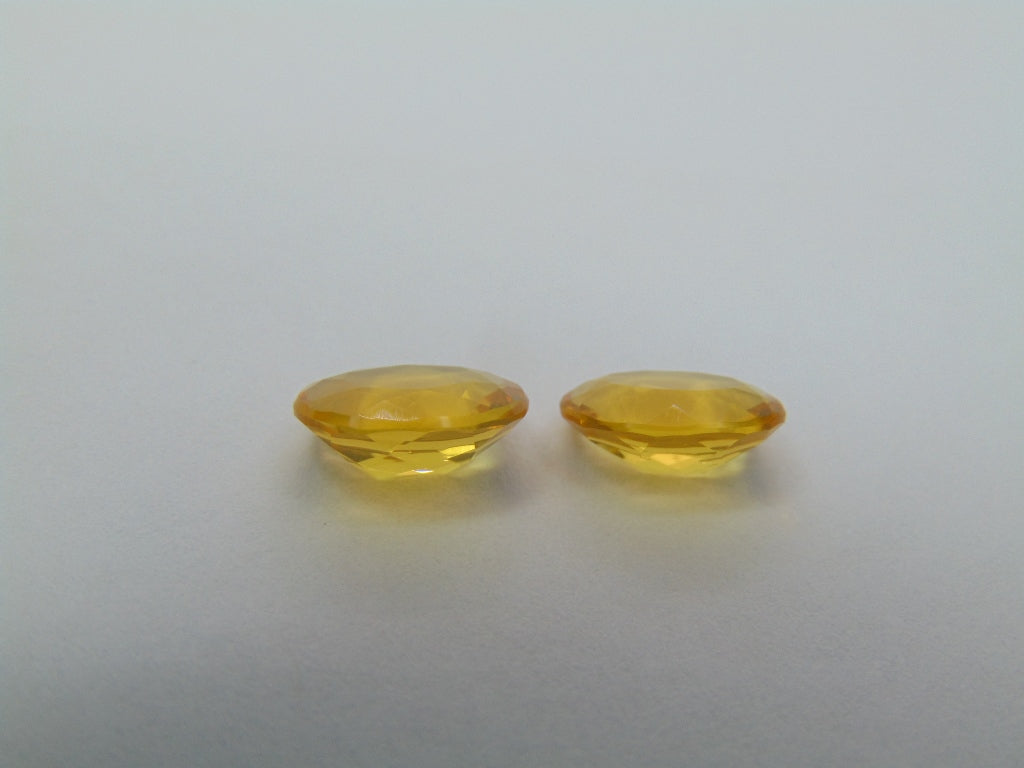 2.90ct Fire Opal Pair 10x8mm