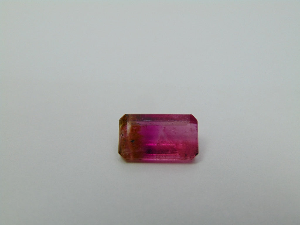 3.85ct Tourmaline Bicolor 12x7mm