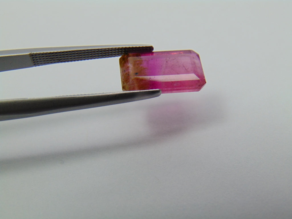 3.85ct Tourmaline Bicolor 12x7mm