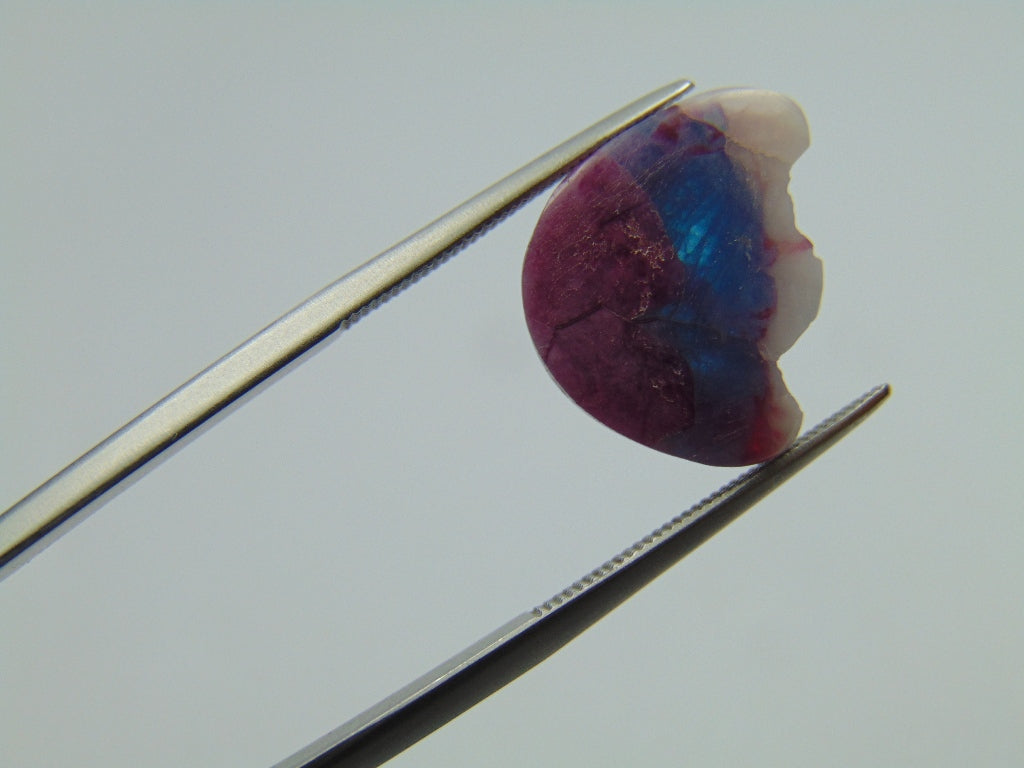 6.75ct Tourmaline bicolor 15x12mm