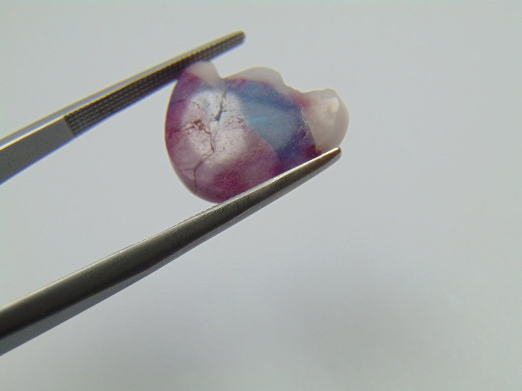 6.75ct Tourmaline bicolor 15x12mm