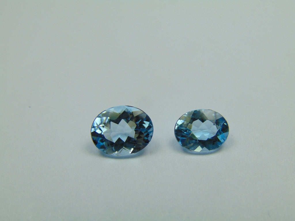 4.75ct Topaz Natural Color 10x8mm 9x7mm