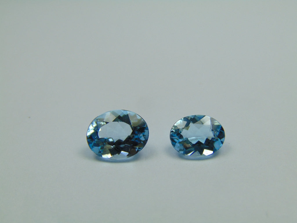 4.75ct Topaz Natural Color 10x8mm 9x7mm
