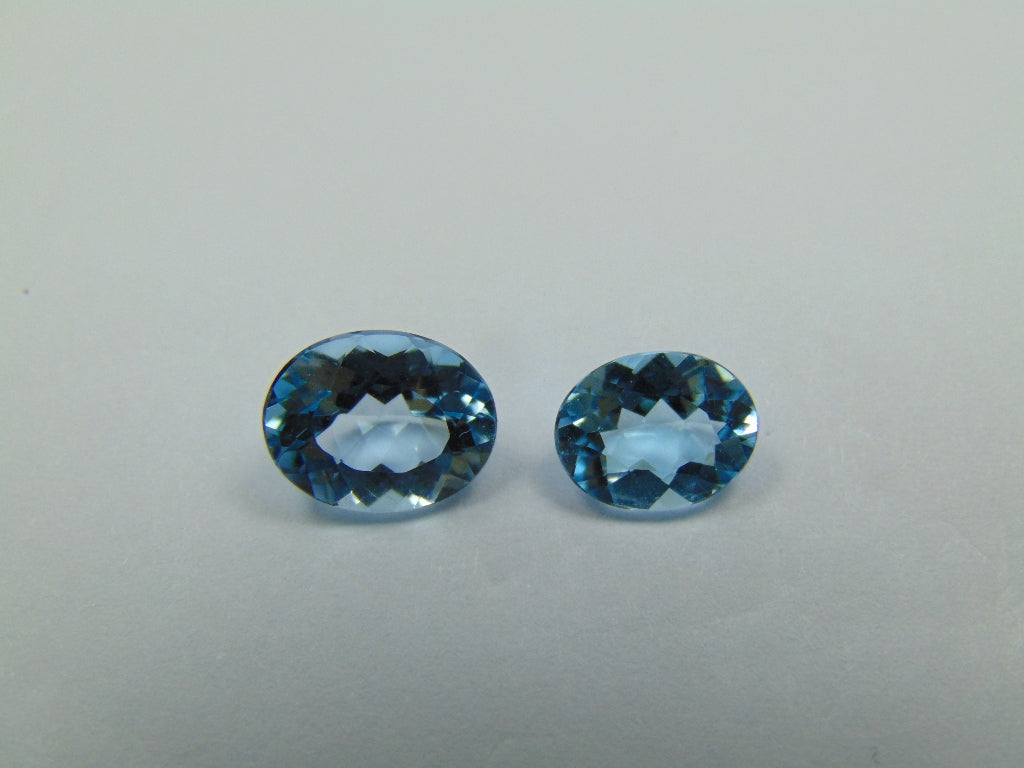 4.75ct Topaz Natural Color 10x8mm 9x7mm