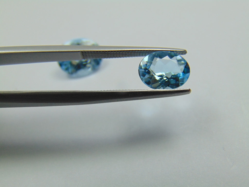 4.75ct Topaz Natural Color 10x8mm 9x7mm