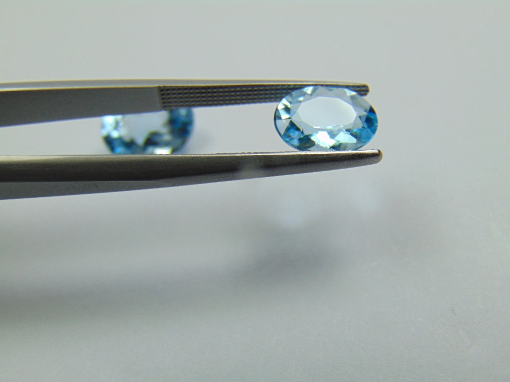 4.75ct Topaz Natural Color 10x8mm 9x7mm