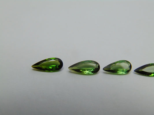 2.90ct Tourmaline 9.5x4mm 9.5x4mm 10x4.5mm 10x4mm