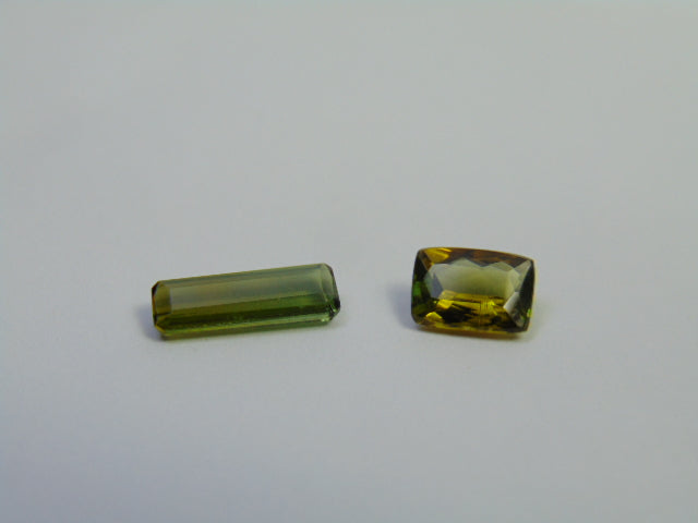 2.43ct Tourmaline 12x4mm 8x6mm