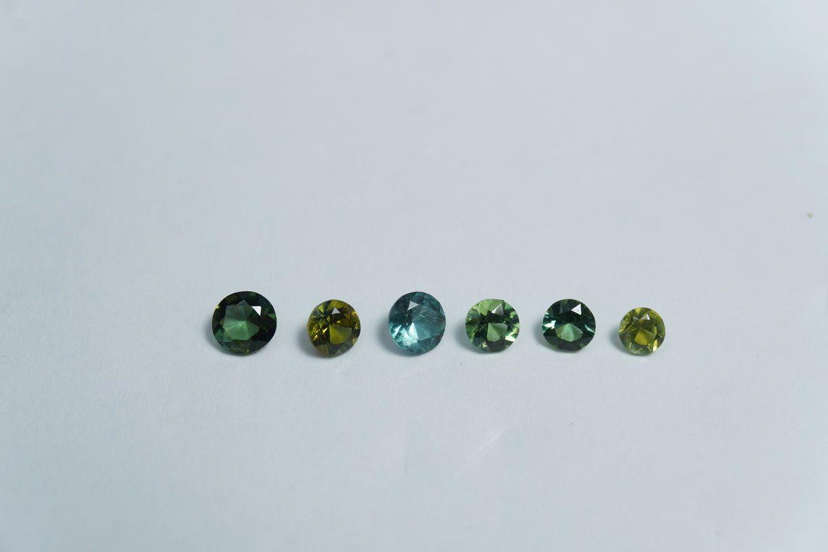 0.86ct Tourmaline 3mm / 3.5mm