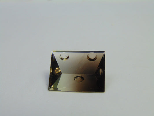 18ct Green Gold Bicolor 20x15mm