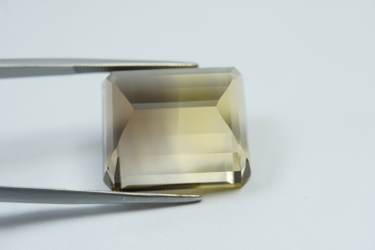 37.90ct Citrine bicolor 21x18mm