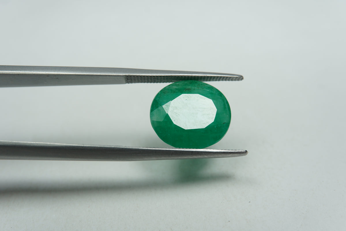 6.02ct Emerald 12.5x11mm