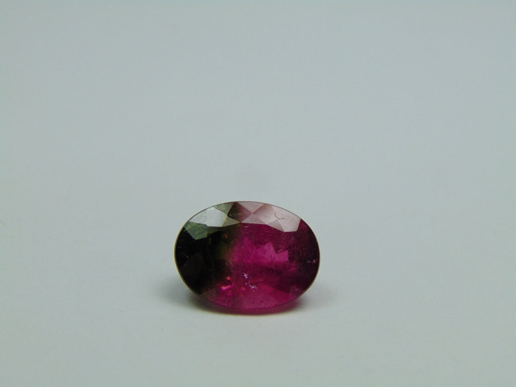 4.60ct Tourmaline Bicolor 12x9mm